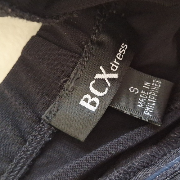 BCX Ruffled Strapless Little Black Dress, Size Small - Picture 7 of 8